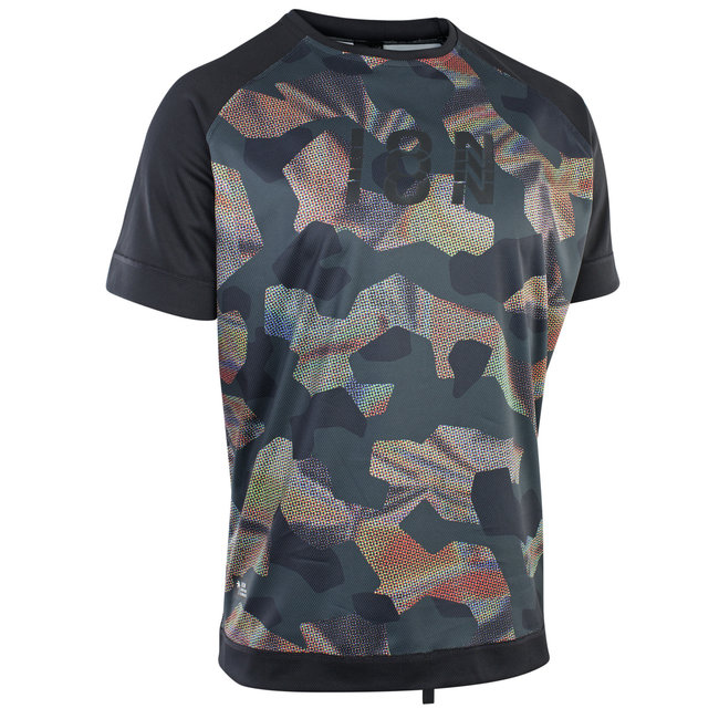 ION Heren Wetshirt Short Sleeve Camo