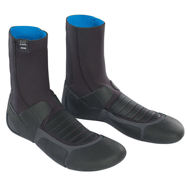 ION Plasma Boots 3/2 Round Toe Black