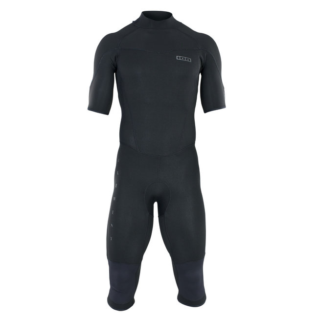 ION Shorty Element 3/2 SS Back Zip Zwart