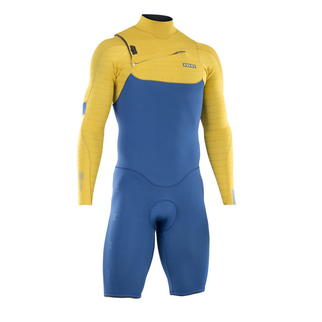 ION Wetsuit Seek Core 3/2 Shorty LS Faint Blauw