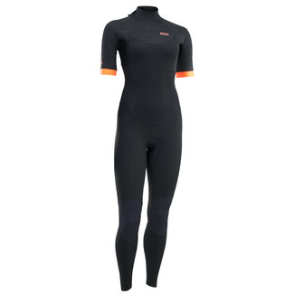 ION Wetsuit Element 3/2 SS Back Zip Zwart