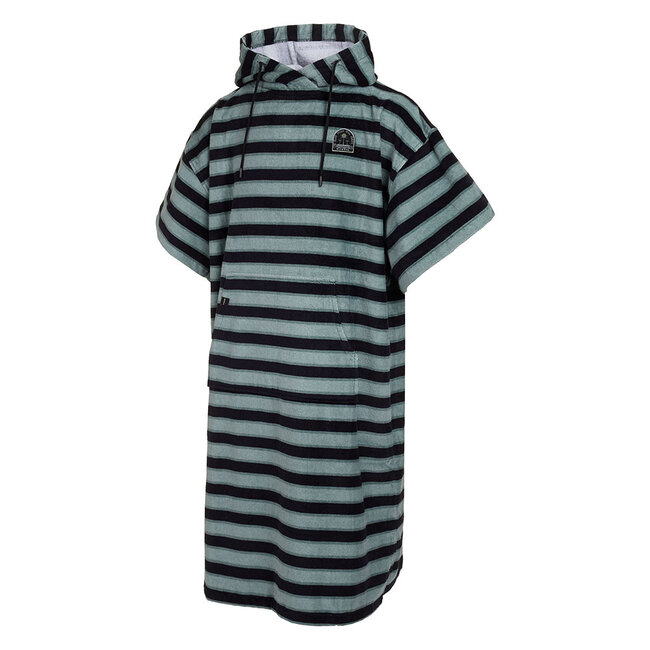 MYSTIC Poncho Velours AOP Grijs