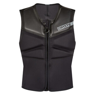 MYSTIC Block Impact Vest Frontzipip Kite Zwart