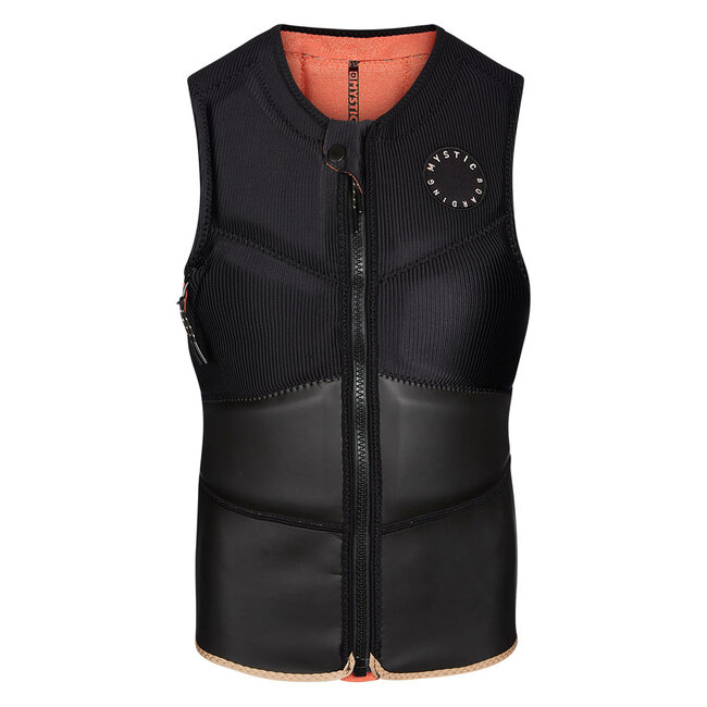 MYSTIC Gem Impact Vest Frontzipip Kite Wome Zwart