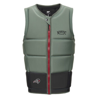 MYSTIC Peacock Impact Vest Fzip Wake Olive