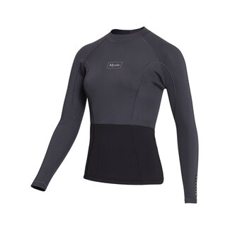 MYSTIC Lunar L/S Vest Neoprene 2mm Wo Donker Grijs