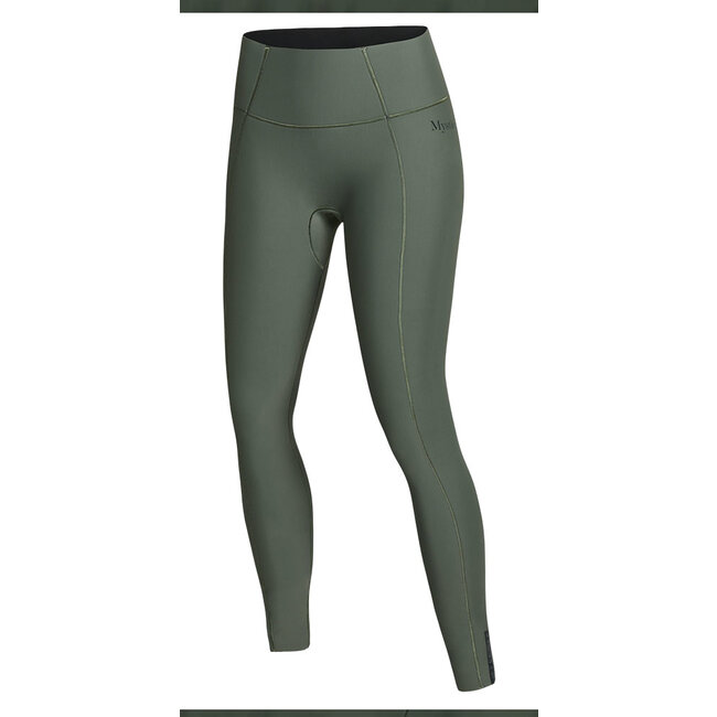 MYSTIC Lunar Neo Pants L/S 2/2mm Backzipip Olijfgroen