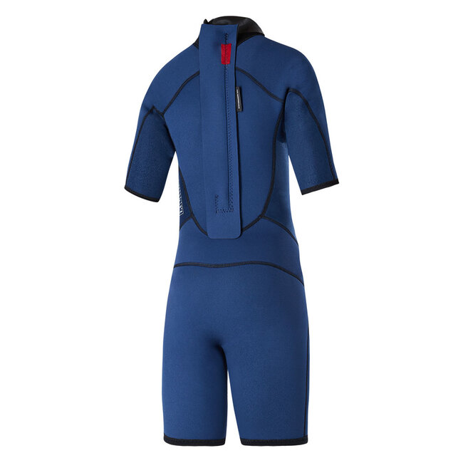 MYSTIC Star Shorty 3/2mm Backzipip Flatloc Zwart