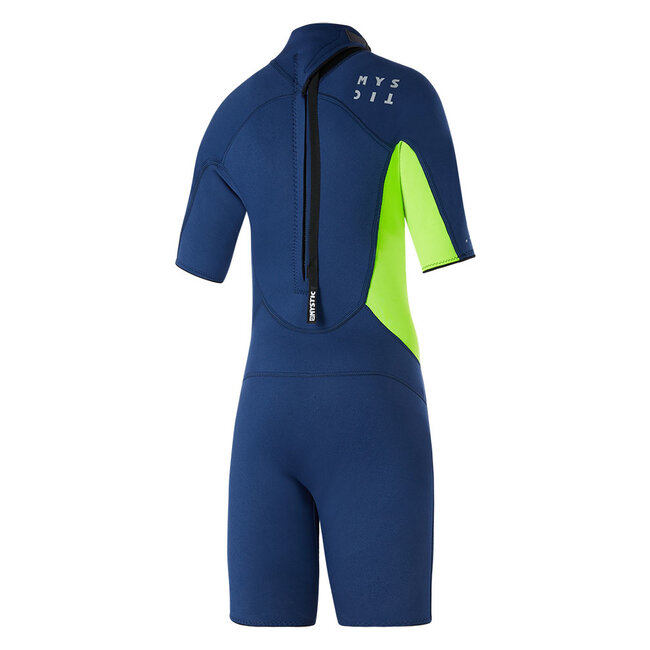 MYSTIC Star Shorty 3/2Mm Bzip Flatloc Dark Blue