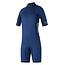 MYSTIC Star Shorty 3/2mm Backzipip Flatloc Donker Blauw