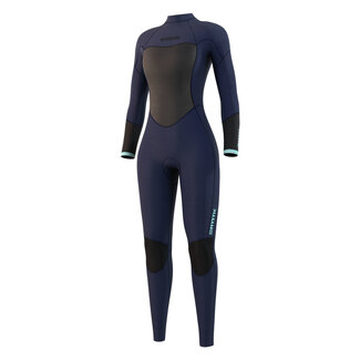 MYSTIC Brand Wetsuit 3/2mm Backzipip Flat Donker Blauw