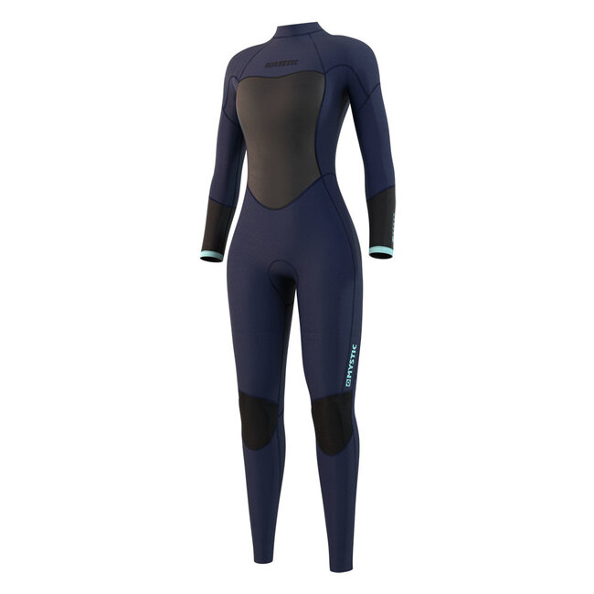 MYSTIC Brand Wetsuit 3/2mm Backzipip Flat Donker Blauw