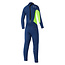 MYSTIC Star Wetsuit 3/2mm Backzipip Flatl Donker Blauw