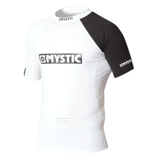 MYSTIC Event S/S Rashvest Chest Logo Wit