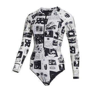 MYSTIC Jayde L/S Swimsuit Wit