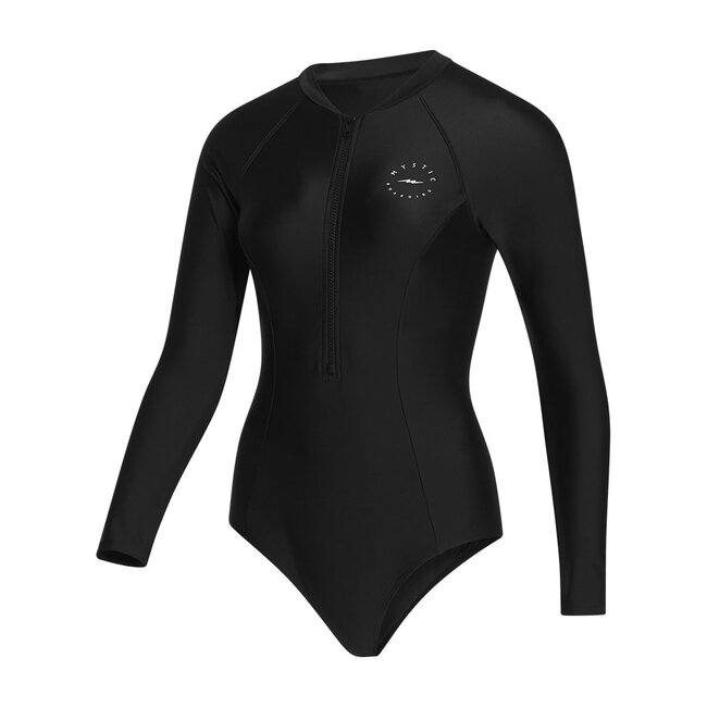 MYSTIC Jayde L/S Swimsuit Black