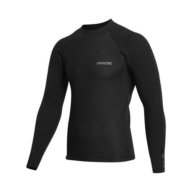 MYSTIC Star Surf Top L/S 2mm Zwart
