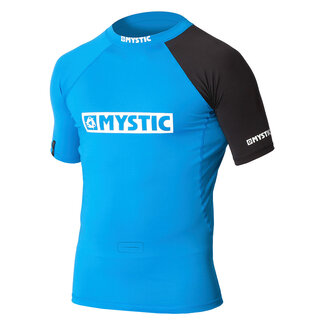 MYSTIC Event S/S Rashvest Chest Logo Blue