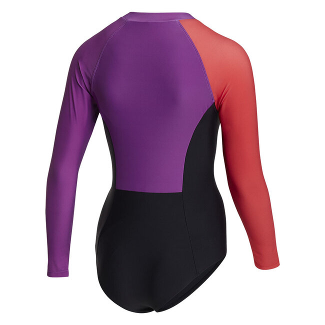 MYSTIC Jayde L/S Swimsuit Paars of rose