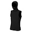 MYSTIC Neoprene Top Whiteh Hood 3/2Mm Black