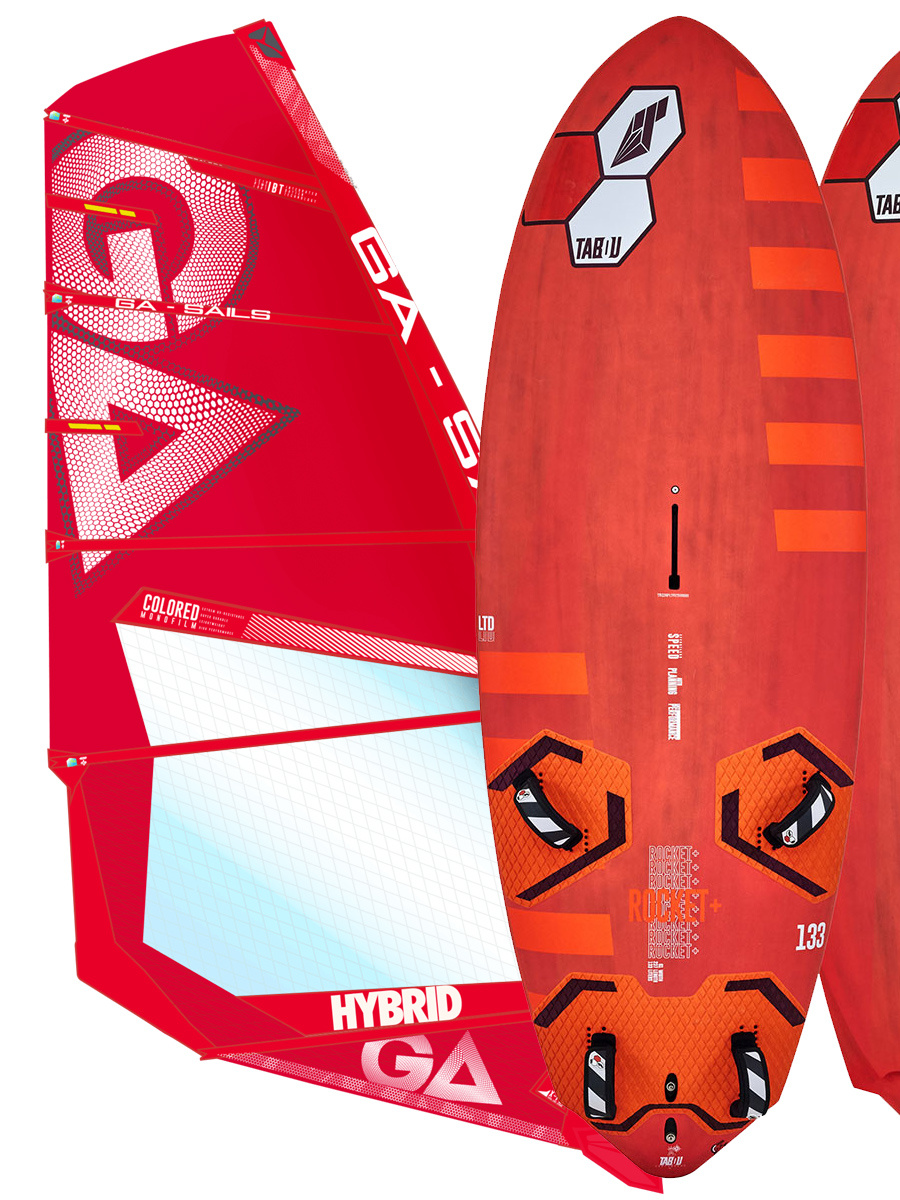 Bakken dubbel Reisbureau Tabou Boards Windsurfset Rocket PLUS LTD 2022 + Gaastra Hybrid 2021 -  Surfshop Brunotti Beachclub