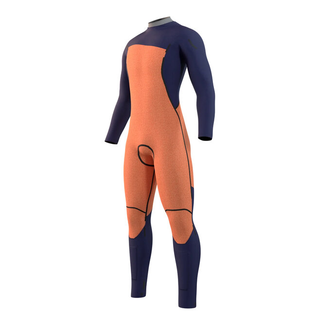 MYSTIC Marshall Wetsuit Licht Grijs 3/2mm Frontzip