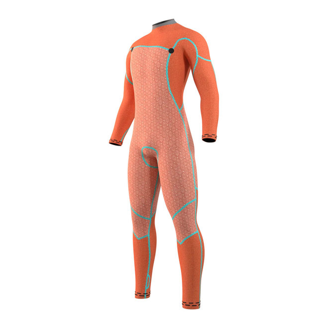 MYSTIC Voltt Wetsuit 5/4/3 Frontzipip Zwart