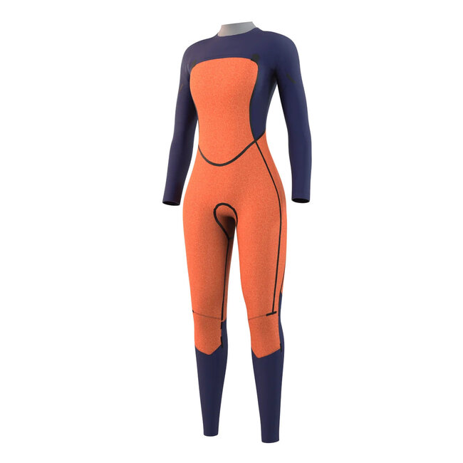 MYSTIC Dazzled Wetsuit 5/3mm Double Donker Blauw