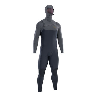 ION Wetsuit Seek Amp 6/5 Hood Fron Black