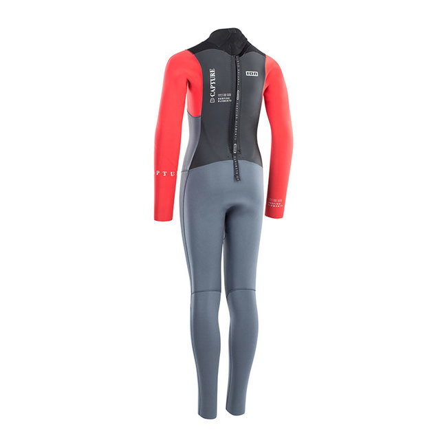 ION Wetsuit Petture 4/3 Backzip Staal Blauw