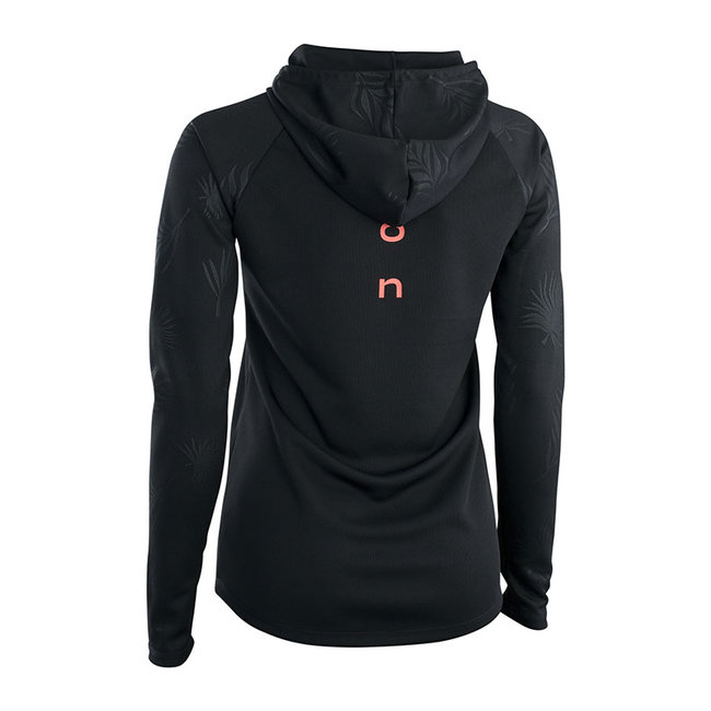 ION Wetshirt Hood LS Dames Zwart