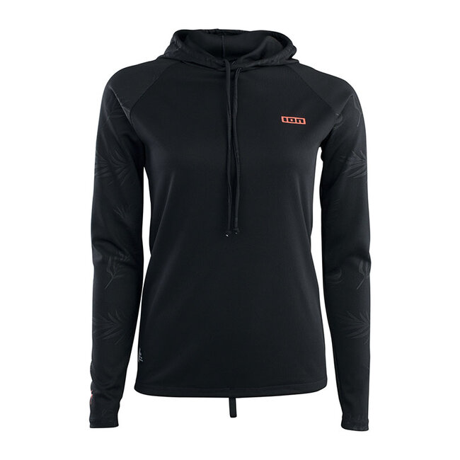 ION Wetshirt Hood LS Dames Zwart