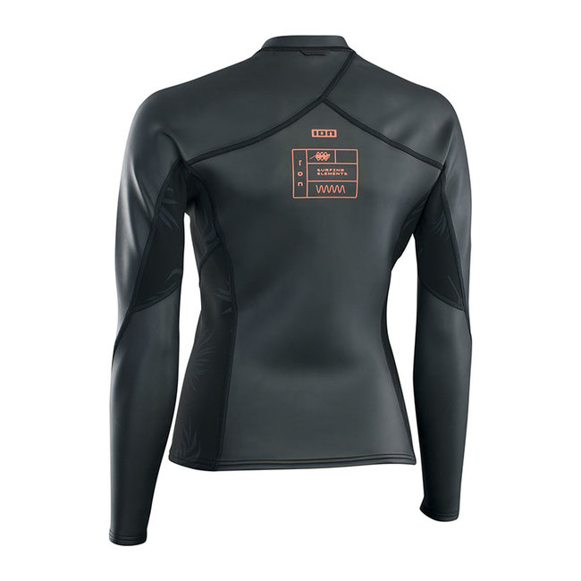 ION Neo Zip Top 2/1 LS Skin Dames Zwart