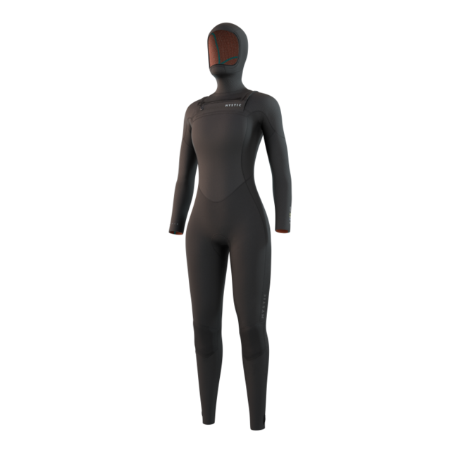 MYSTIC Gem Hooded Fullsuit 6/4/3 DF Zwart