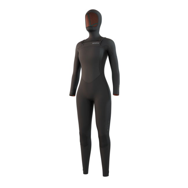 MYSTIC Gem Hooded Wetsuit 6/4/3 DF Zwart