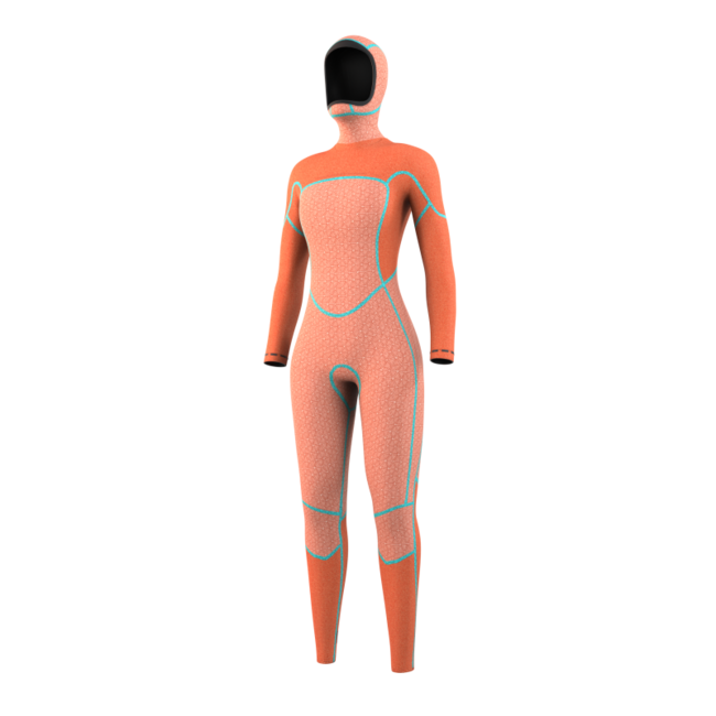 MYSTIC Gem Hooded Fullsuit 6/4/3 DF Zwart