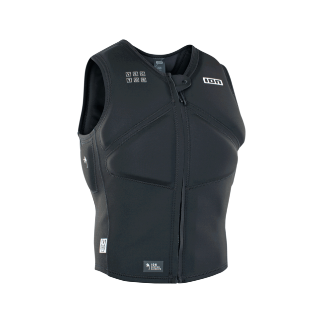 ION Vector Vest Core Frontzip Zwart