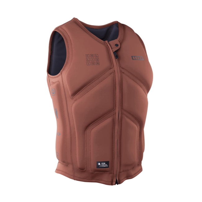 ION CollisVest Core Front Zip men sunbaked maroon