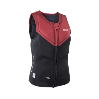 ION Ivy Vest Front Zip scarlet red
