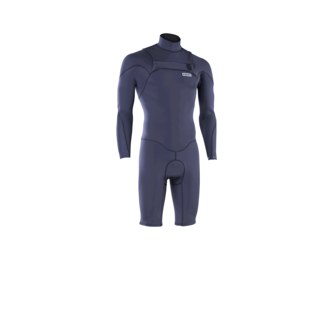 ION Element 2/2 Shorty LS Frontzip Heren Blauw