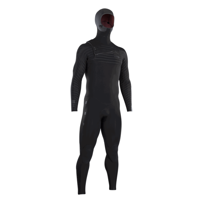 ION Seek Core 5/4 Hood Frontzip Heren Zwart