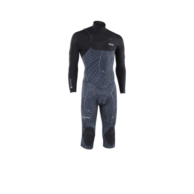 ION Seek Core 4/3 Overknee LS Front Zip 017 distorted black