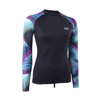 ION Rashguard Lizz LS women tropical palm glitch