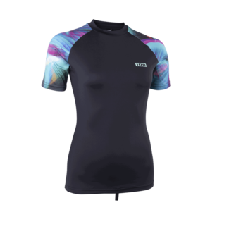 ION Rashguard Lizz SS women tropical palm glitch