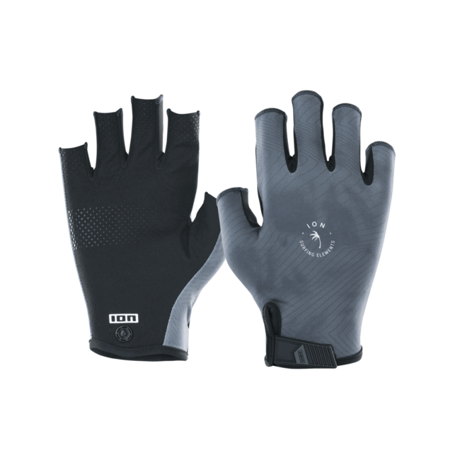ION Gloves Amara Half Finger unisex jet Zwart