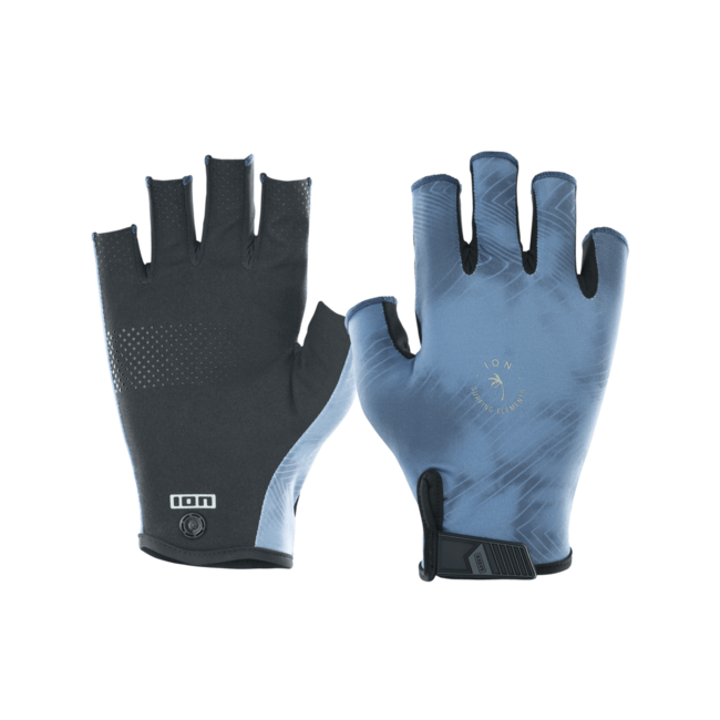 ION Gloves Amara Half Finger unisex 715 cascade Blauw