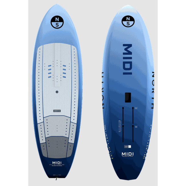 North  Midi Foil Board Tidal Blauw
