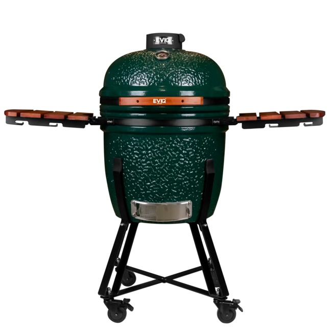 EVIQ BBQ - Kamado - 21" - Grillmaster - Houtskoolbarbecue - Keramisch - Groen