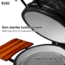 EVIQ BBQ - Kamado - 21" - Grillmaster - Houtskoolbarbecue - Keramisch - Grijs