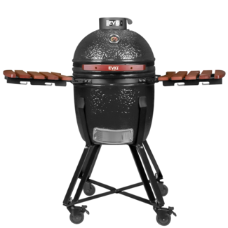 EVIQ BBQ - Kamado - 18" - Grillmaster - Houtskoolbarbecue - Keramisch - Grijs